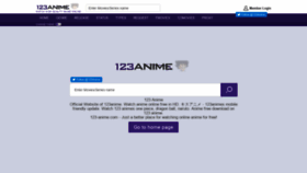 What 123-anime.com website looked like in 2019 (4 years ago)