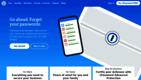What 1password.com website looked like in 2019 (4 years ago)