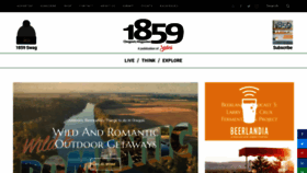 What 1859oregonmagazine.com website looked like in 2019 (4 years ago)