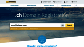 What 101domain.ch website looked like in 2019 (4 years ago)