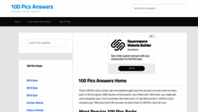 What 100picsquizanswers.com website looked like in 2019 (4 years ago)