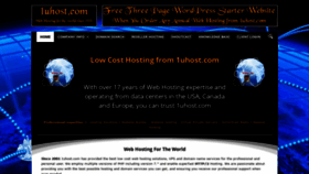 What 1uhost.com website looked like in 2019 (4 years ago)