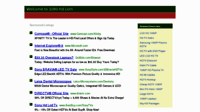 What 1080-hd.com website looked like in 2011 (12 years ago)