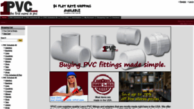 What 1pvc.com website looked like in 2019 (4 years ago)