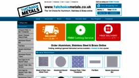 What 1stchoicemetals.co.uk website looked like in 2019 (4 years ago)