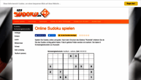 What 123sudoku.de website looked like in 2019 (4 years ago)