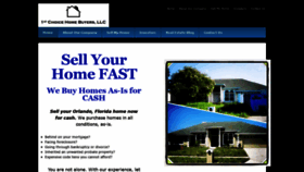 What 1stchoicehomebuyers.com website looked like in 2019 (4 years ago)