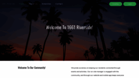 What 1661riverside.com website looked like in 2019 (4 years ago)