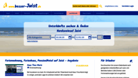 What 123juist.de website looked like in 2019 (4 years ago)