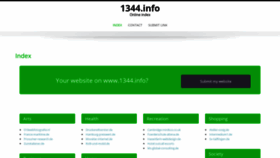 What 1344.info website looked like in 2019 (4 years ago)