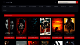 What 123netflix.club website looked like in 2019 (4 years ago)