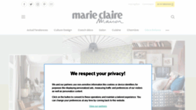 What 100ideesdeco.marieclairemaison.com website looked like in 2019 (4 years ago)