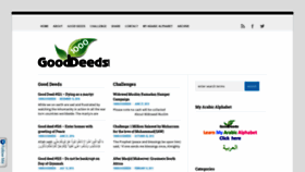 What 1000gooddeeds.com website looked like in 2019 (4 years ago)
