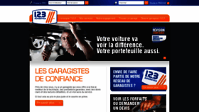 What 123autoservice.fr website looked like in 2019 (4 years ago)