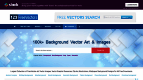 What 123freevectors.com website looked like in 2019 (4 years ago)