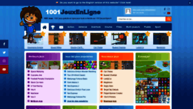 What 1001jeuxenligne.fr website looked like in 2019 (4 years ago)