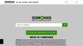 What 123movies.biz website looked like in 2019 (4 years ago)