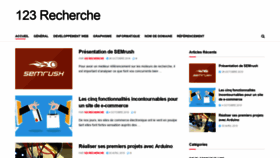 What 123recherche.com website looked like in 2019 (4 years ago)