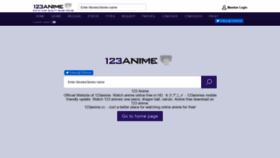 What 123anime.cc website looked like in 2019 (4 years ago)