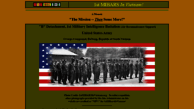 What 1stmibarsinvietnam.org website looked like in 2019 (4 years ago)