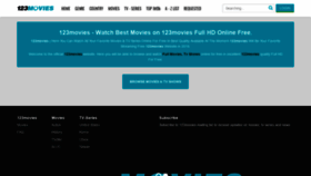 What 123movies123.io website looked like in 2019 (4 years ago)