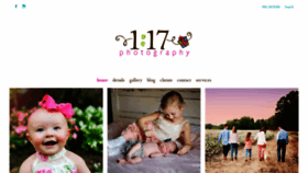 What 117photography.com website looked like in 2019 (4 years ago)