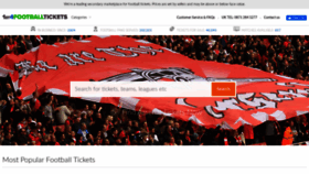 What 1st4footballtickets.com website looked like in 2019 (4 years ago)