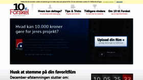 What 10tilforskel.dk website looked like in 2019 (4 years ago)