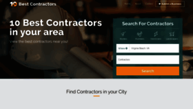 What 10bestcontractors.com website looked like in 2019 (4 years ago)