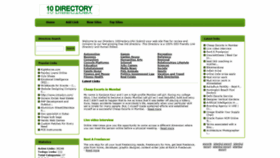 What 10directory.info website looked like in 2019 (4 years ago)