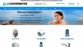 What 123zuiverwater.nl website looked like in 2019 (4 years ago)