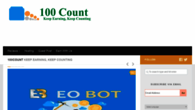 What 100count.net website looked like in 2020 (4 years ago)