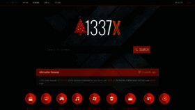 What 1337x.to website looked like in 2020 (4 years ago)