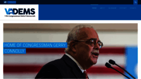 What 11thdistrictdemocrats.org website looked like in 2020 (4 years ago)