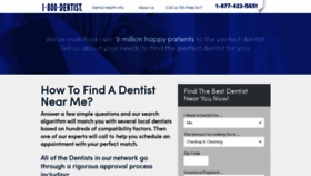 What 1800dentist.com website looked like in 2020 (4 years ago)