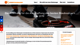 What 10teststaubsauger.de website looked like in 2020 (4 years ago)