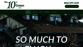 What 10thgreeninn.com website looked like in 2020 (4 years ago)