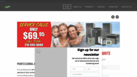 What 1604airconditioningandheating.com website looked like in 2020 (4 years ago)