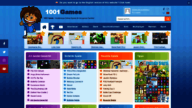 What 1001games.de website looked like in 2020 (4 years ago)