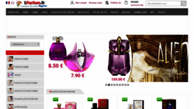 What 1parfum.fr website looked like in 2020 (4 years ago)
