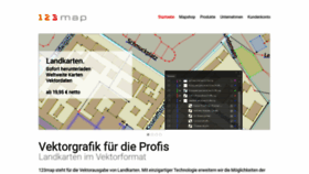 What 123map.de website looked like in 2020 (4 years ago)