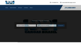 What 1001cargas.com.br website looked like in 2020 (4 years ago)