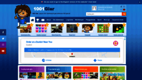 What 1001gier.pl website looked like in 2020 (4 years ago)