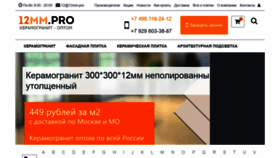 What 12mm.pro website looked like in 2020 (4 years ago)