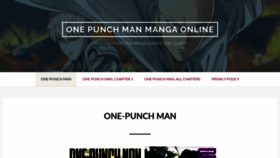 What 1-punchman.com website looked like in 2020 (4 years ago)