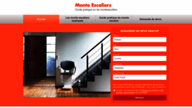What 123monte-escalier.com website looked like in 2020 (4 years ago)