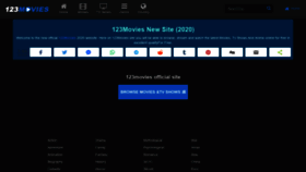 What 123movies.website website looked like in 2020 (4 years ago)