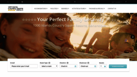 What 1000islandscountrysquireresort.com website looked like in 2020 (4 years ago)