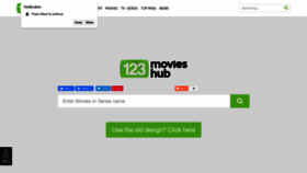 What 123movies.onl website looked like in 2020 (4 years ago)