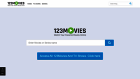 What 123movie.city website looked like in 2020 (4 years ago)